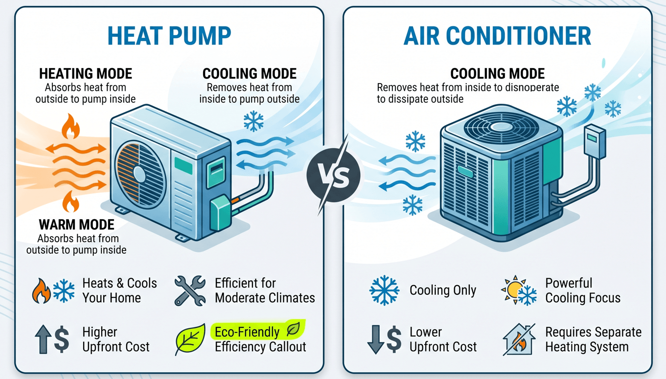 HVAC vs Heat Pump